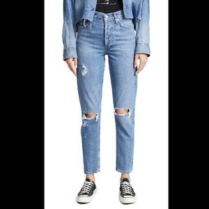 agolde | jamie high rise classic jeans